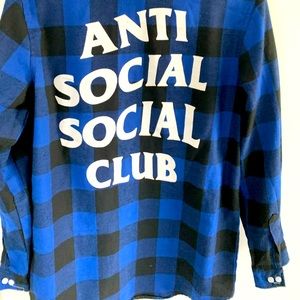 Anti social social club over shirt
